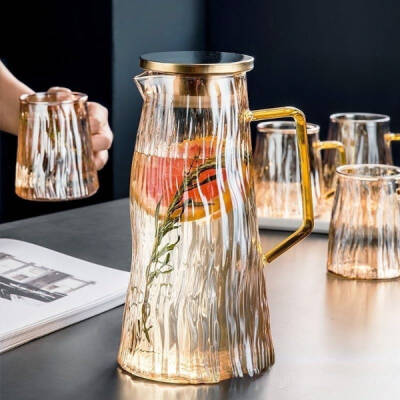 Çelik Kapaklı Cam Sürahi 1800 ml - 4