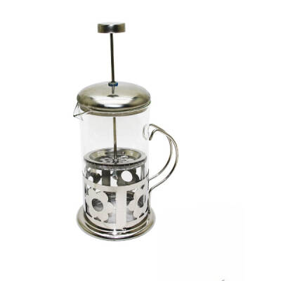 Çelik Kulplu Cam French Press - 350 ml - 3