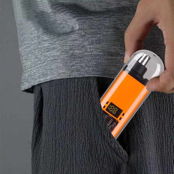 Cep Çakmak Model USB Şarjlı Burun Kulak Yanak Kıl Tüy Temizleme Makinesi - 4