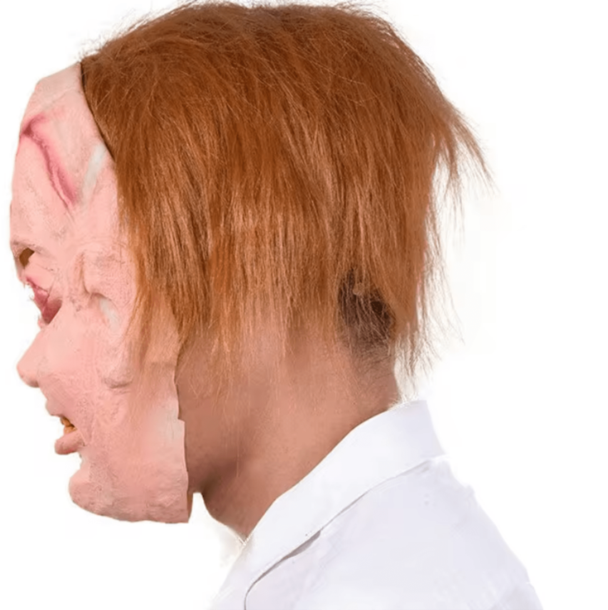 Chucky Saçlı Lateks Maske - 2