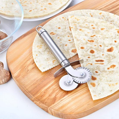 Çift Başlıklı Pizza Hamur Bıçağı - 1