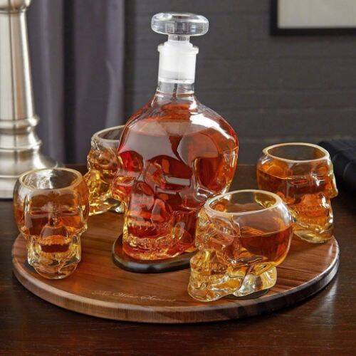 Crystal Head Kuru Kafa Cam Şişe - 2