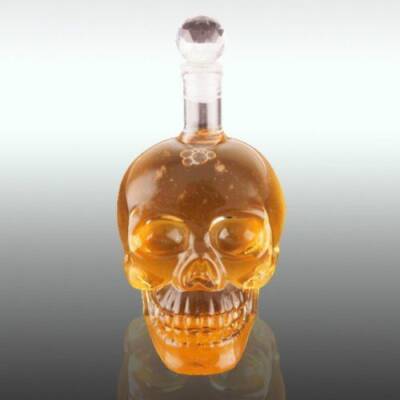 Crystal Head Kuru Kafa Cam Şişe - 5