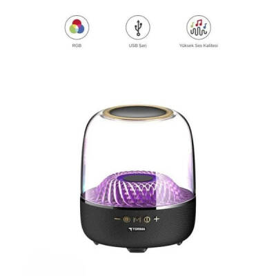 D33 Siyah Taşınabilir Kablosuz Bluetooth Hoparlör - 1