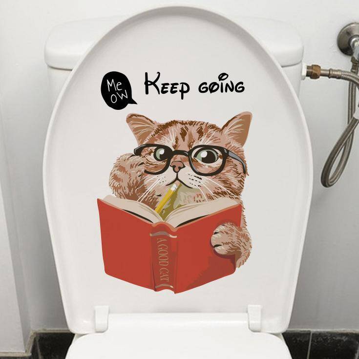 Decohandy Klozet Etiketi Keep Going Kedi - 1