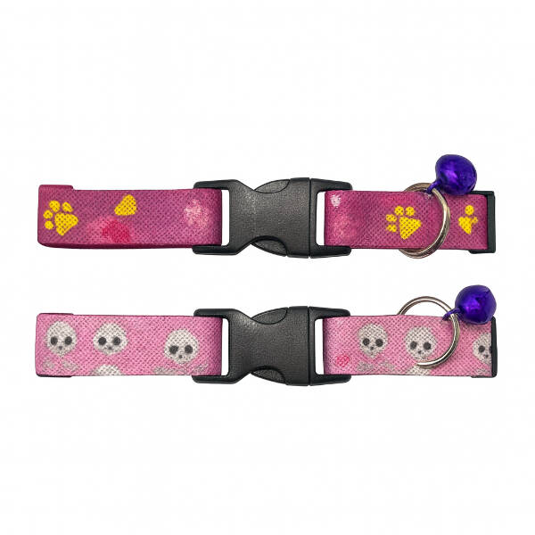 Desenli Zilli Kedi Tasması - 5