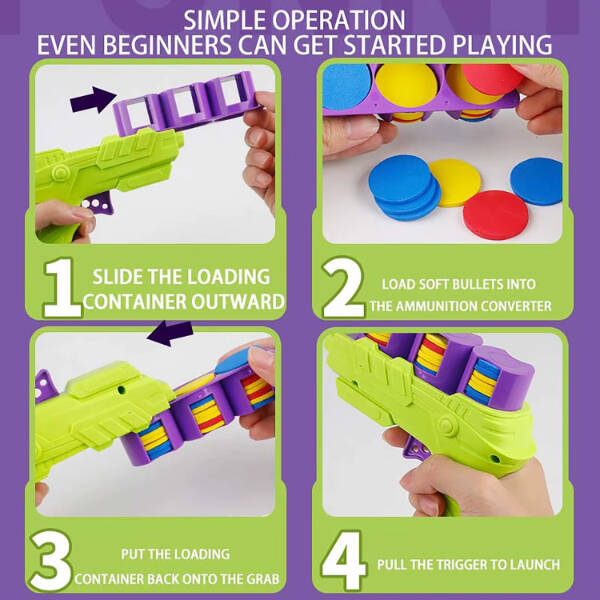 Disk Atan Oyuncak Tabanca - 4