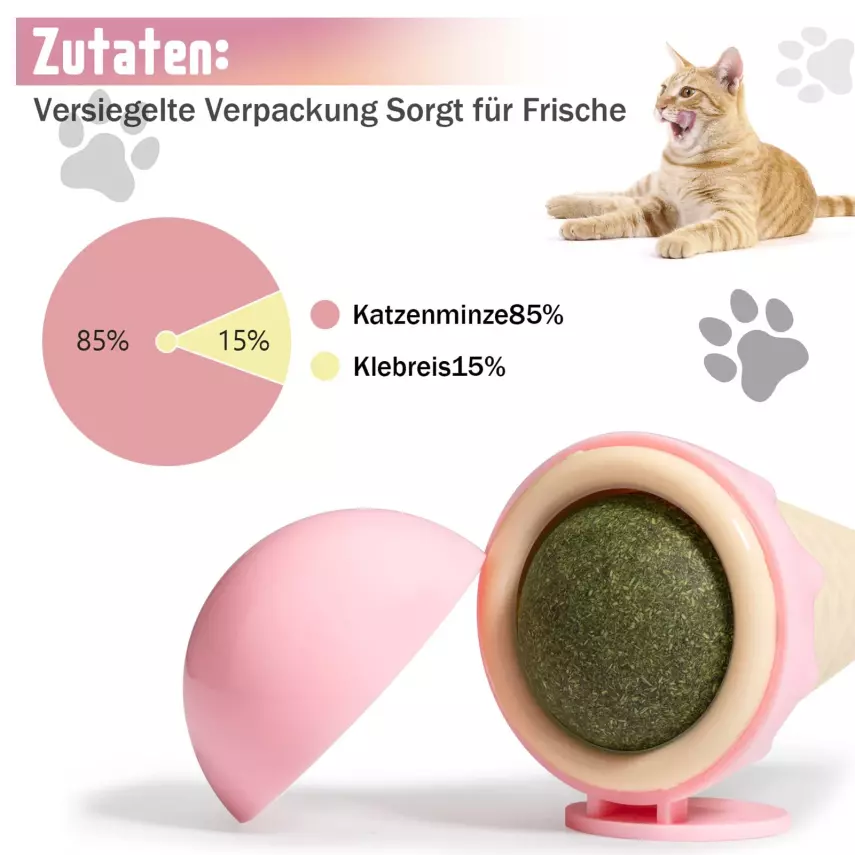 Dondurma Şeklinde Kedi Otu Nanesi - 2