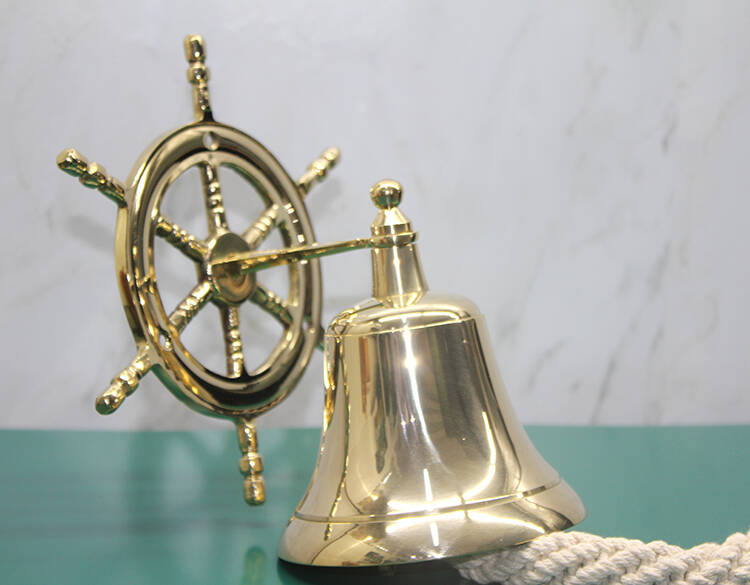 Dümenli Pirinç Duvara Asmalı Çan - 1