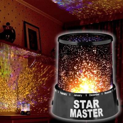 Duvara Işık Yıldız Yansıtan Star Master Gece Lambası - 1