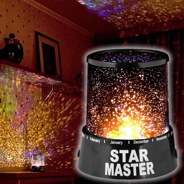 Duvara Işık Yıldız Yansıtan Star Master Gece Lambası - 1