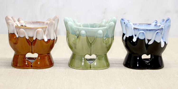 El Tasarımlı Seramik Buhurdanlık Model 2 - 1