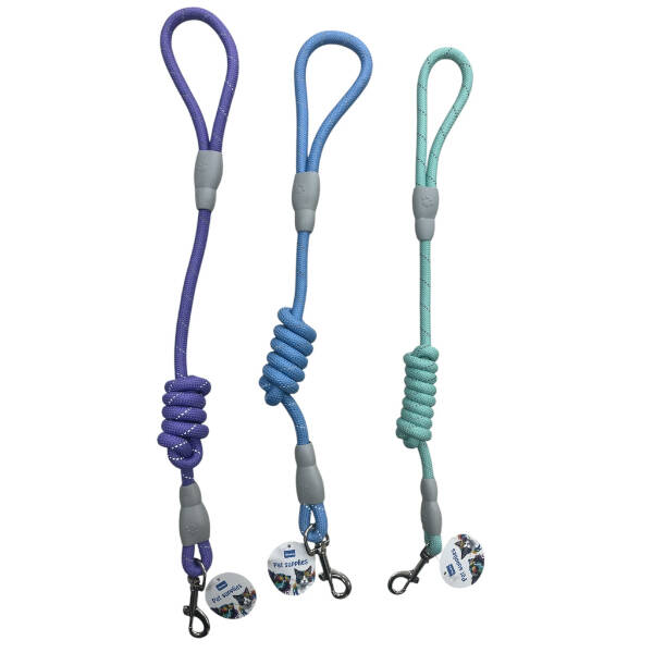 Evcil Hayvan Fitil Gezdirme Tasması 12 mm x 120 cm - 3