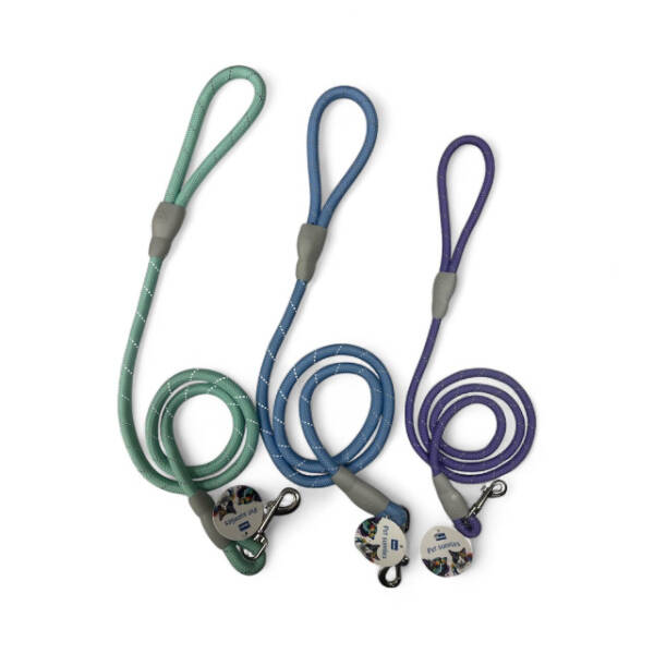 Evcil Hayvan Fitil Gezdirme Tasması 8 mm x 120 cm - 1