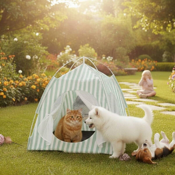 Evcil Hayvan Katlanabilir Oyun Çadırı - 3