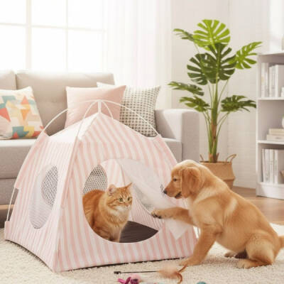 Evcil Hayvan Katlanabilir Oyun Çadırı - 4