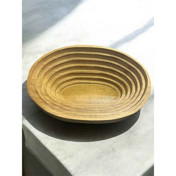 Evcil Hayvan Oval Ahşap Yatak - 1