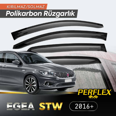 Fiat Egea STW 2016+ Cam Rüzgarlığı V2 Düz - 1