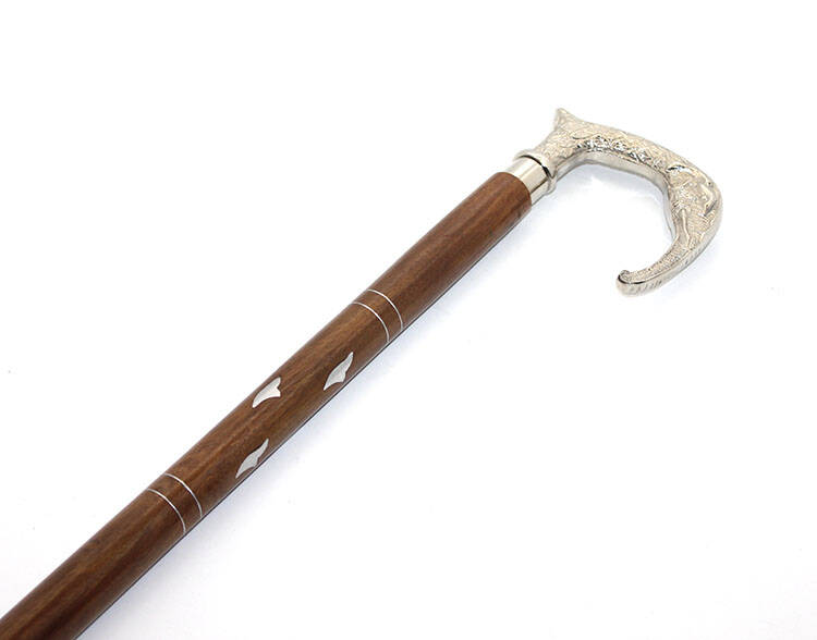 Fil Başlıklı Pirinç Baston - 1