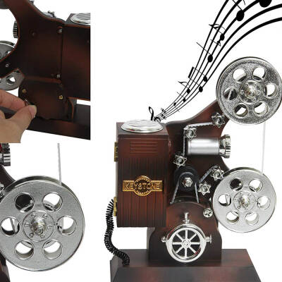 Film Makinesi Tasarımlı Müzik Kutusu - 2