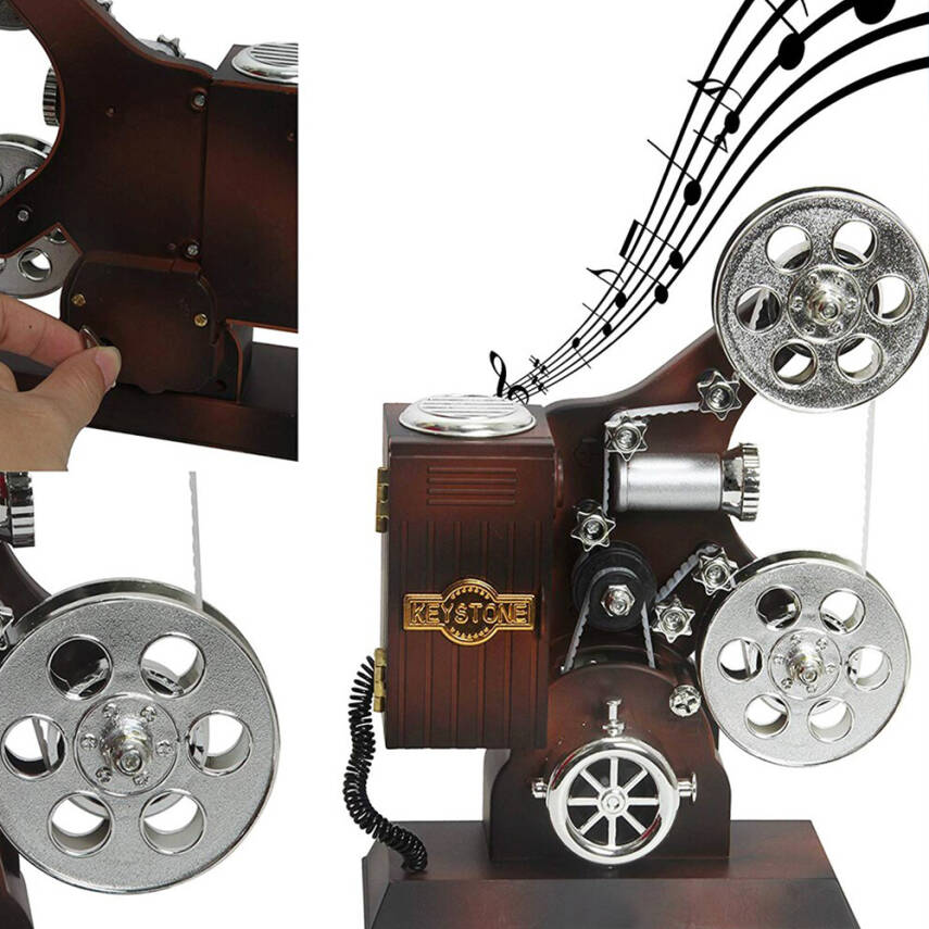 Film Makinesi Tasarımlı Müzik Kutusu - 2