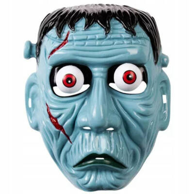 Frankenstein Temalı Sallanan Oynar Gözlü Maske - 1