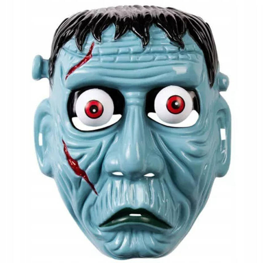Frankenstein Temalı Sallanan Oynar Gözlü Maske - 1