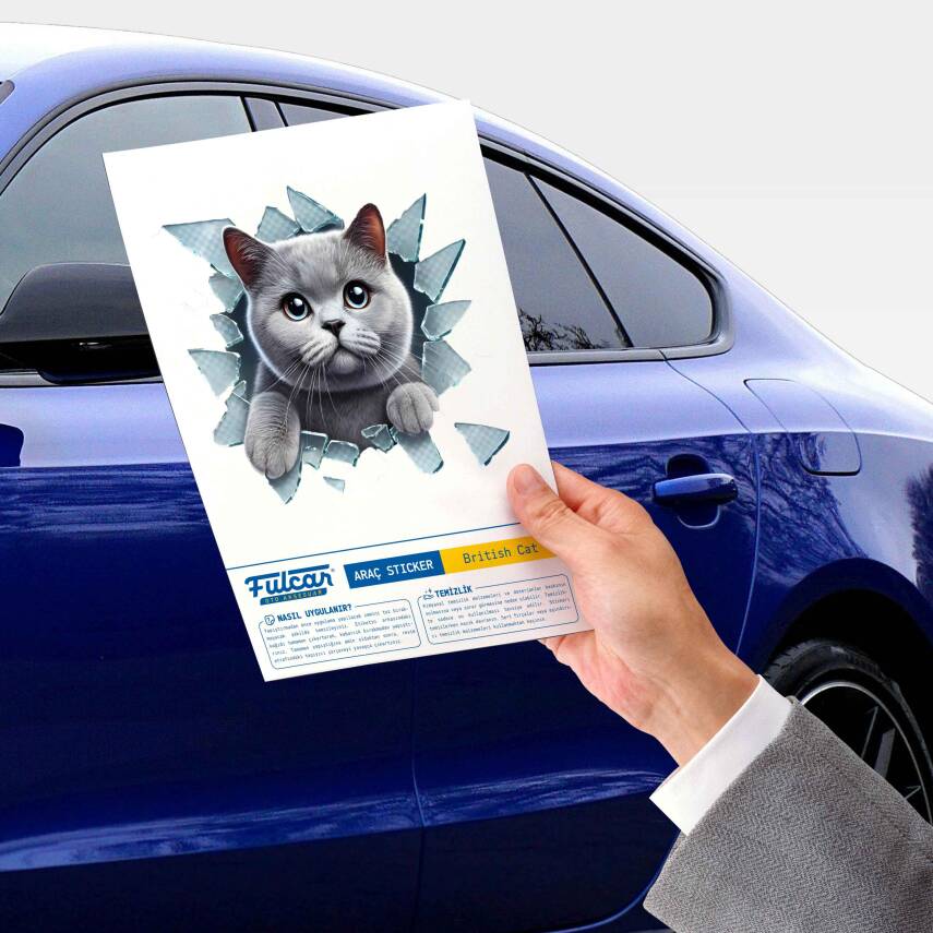 Fulcar British Araç Stickerı - 3