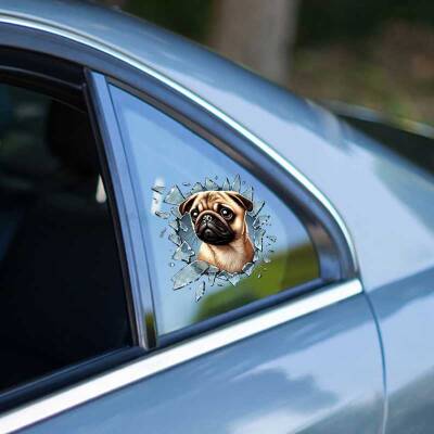 Fulcar French Bulldog Araç Stickerı - 2