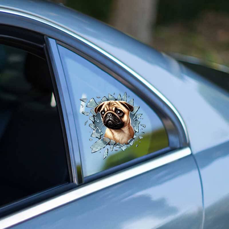 Fulcar French Bulldog Araç Stickerı - 2