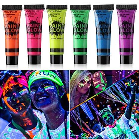 Glow Stick Boya Fosforlu Krem Boya 12 Adet - 3