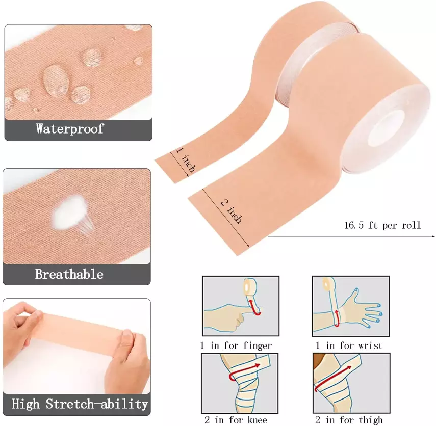 Göğüs Dikleştirme Bandı S Beden 2.5 Cm. - 4