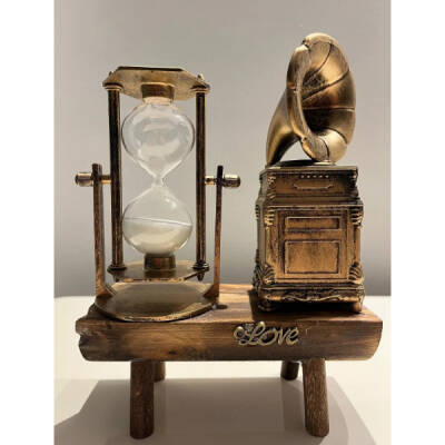 Gramofon Biblolu Kum Saati - 1
