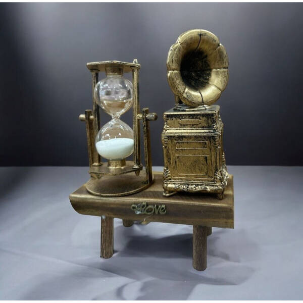 Gramofon Biblolu Kum Saati - 2