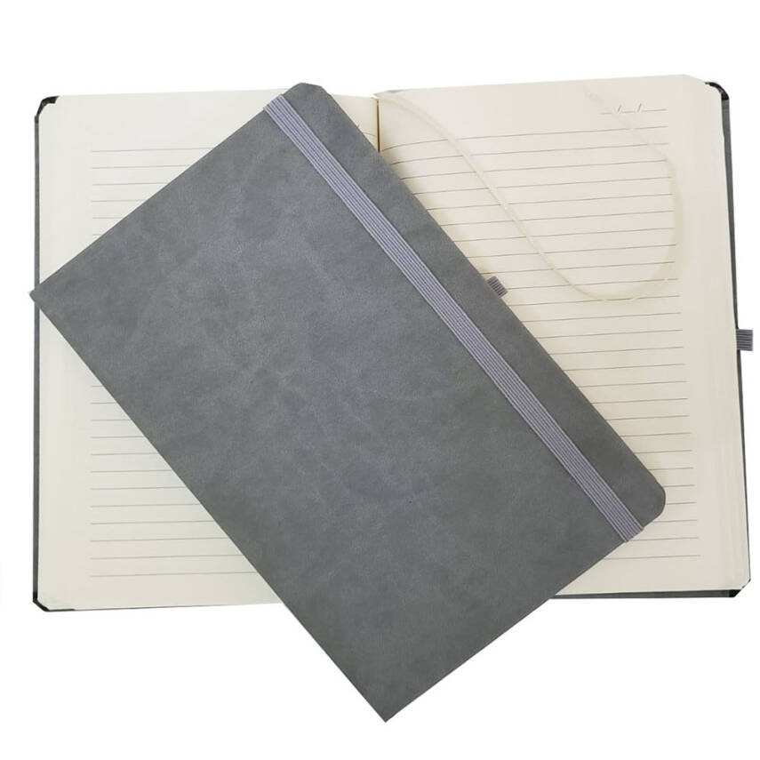 Gri Renk Deri Defter - 1