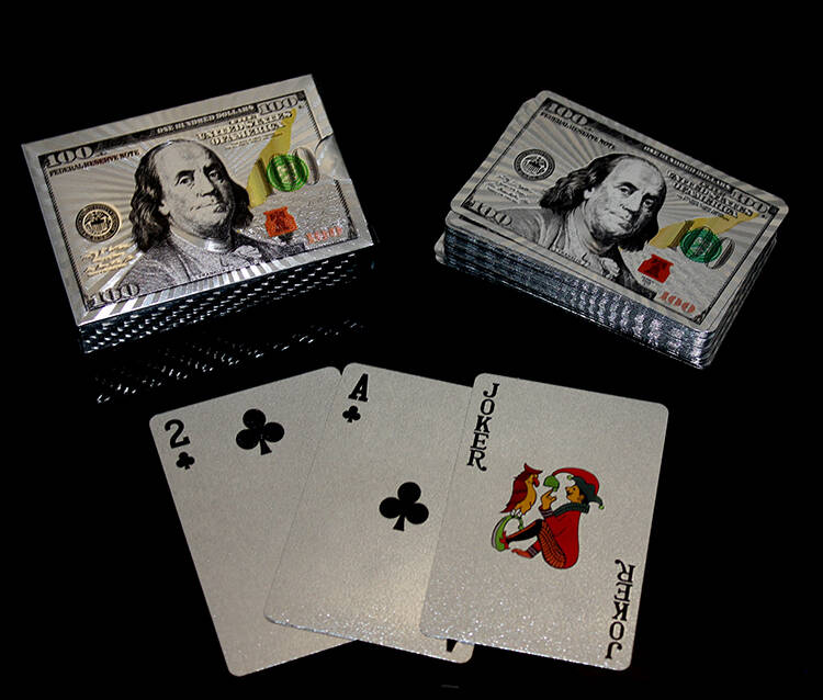 Gümüş Dolar Oyun Kartı - 1