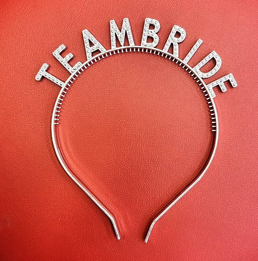 Gümüş Renk Team Bride Taç – Gelin ve Nedime Tacı - 1