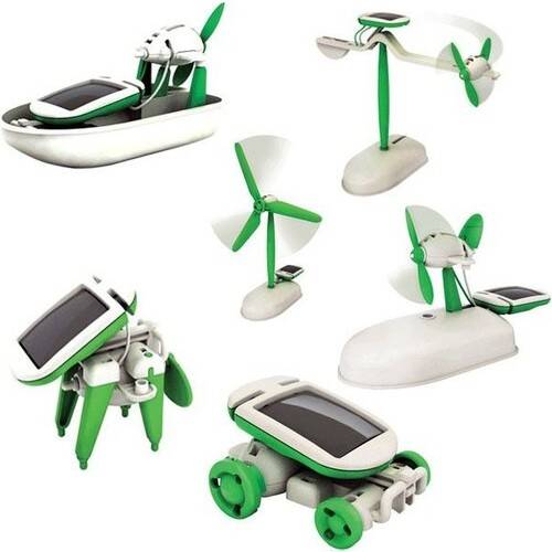 Güneş Enerjili Robot Oluşturma Seti Solar Kit (6 in 1) - 1