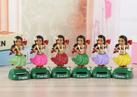 Güneş Enerjili Solar Dans Eden Kız Büyük Boy - 1