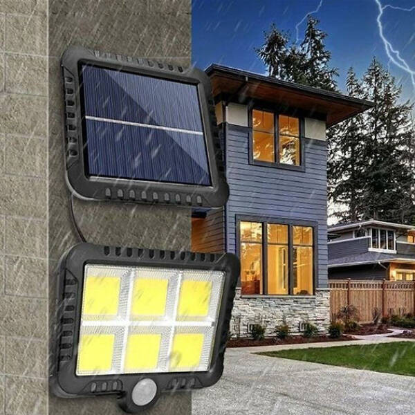 Güneş Enerjisi Panelli 6 LED Bahçe Aydınlatma - 1