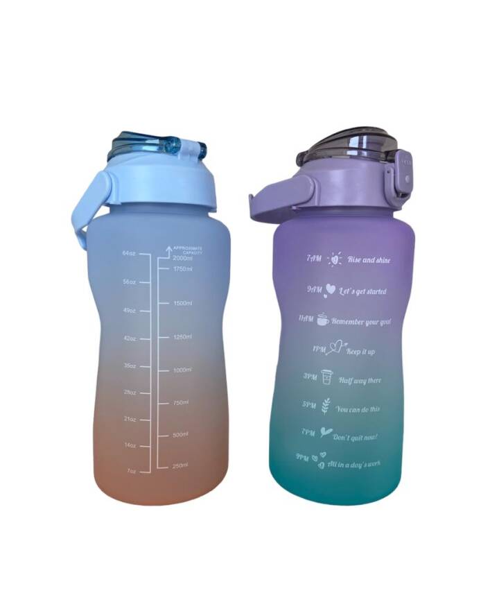 Günlük Motivasyon Su Matarası 2 Litre - 3