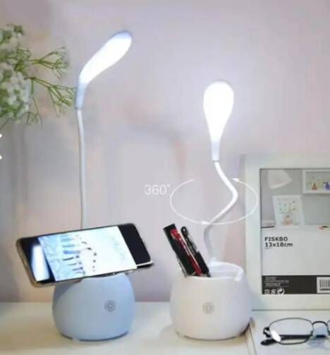 Halka LED USB Şarjlı Masa Lambası - 4