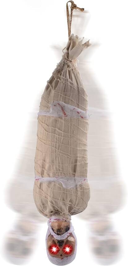 Halloween Sensörlü Işıklı Hareketli Mumya - 1
