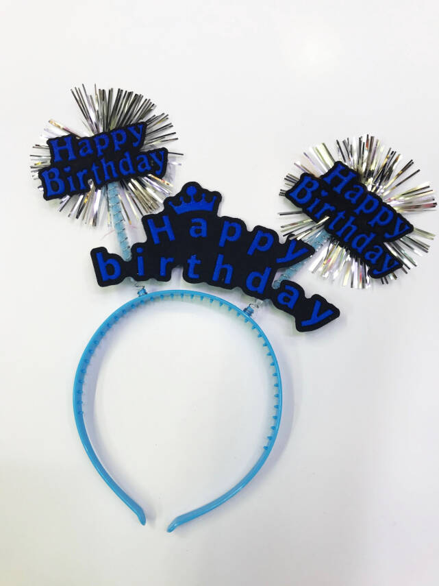 Happy Birthday Neon Renk Doğum Günü Tacı 12 Adet - 4