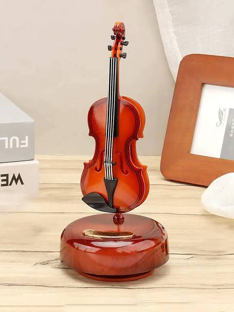 Hareketli Violin Müzik Kutusu - 1