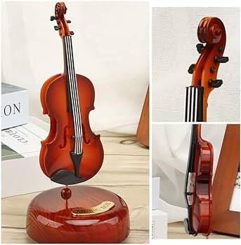 Hareketli Violin Müzik Kutusu - 2