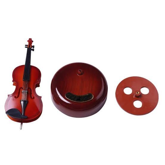 Hareketli Violin Müzik Kutusu - 3