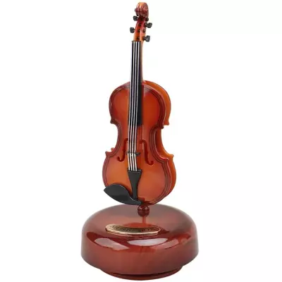 Hareketli Violin Müzik Kutusu - 5