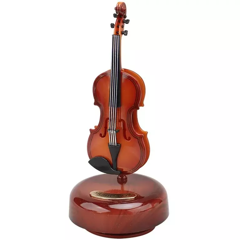 Hareketli Violin Müzik Kutusu - 5