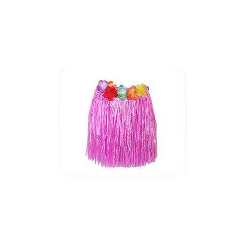 Hawaii Hula Eteği Pembe Renk 40 cm - 1